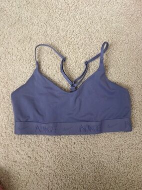 Nike Lavender Strappy Sports Bralette